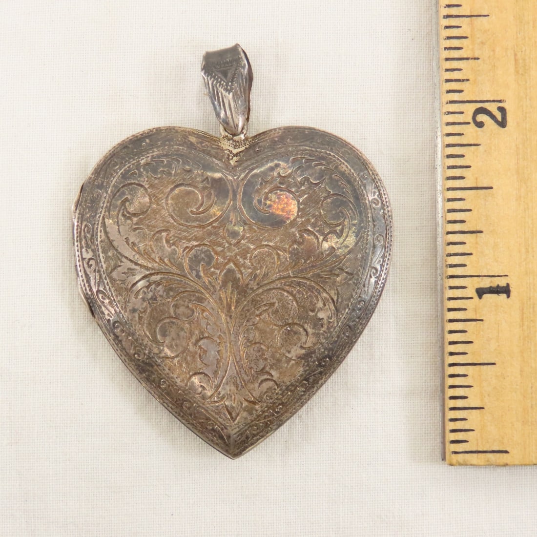 Vintage Sterling Silver Heart Jewelry 81+ grams - 4
