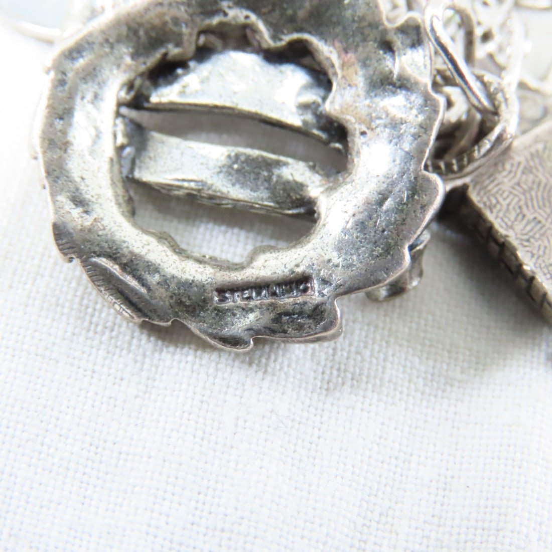 7 Charm Bracelets, 1 Xmas Charm Necklace & Charms - 14