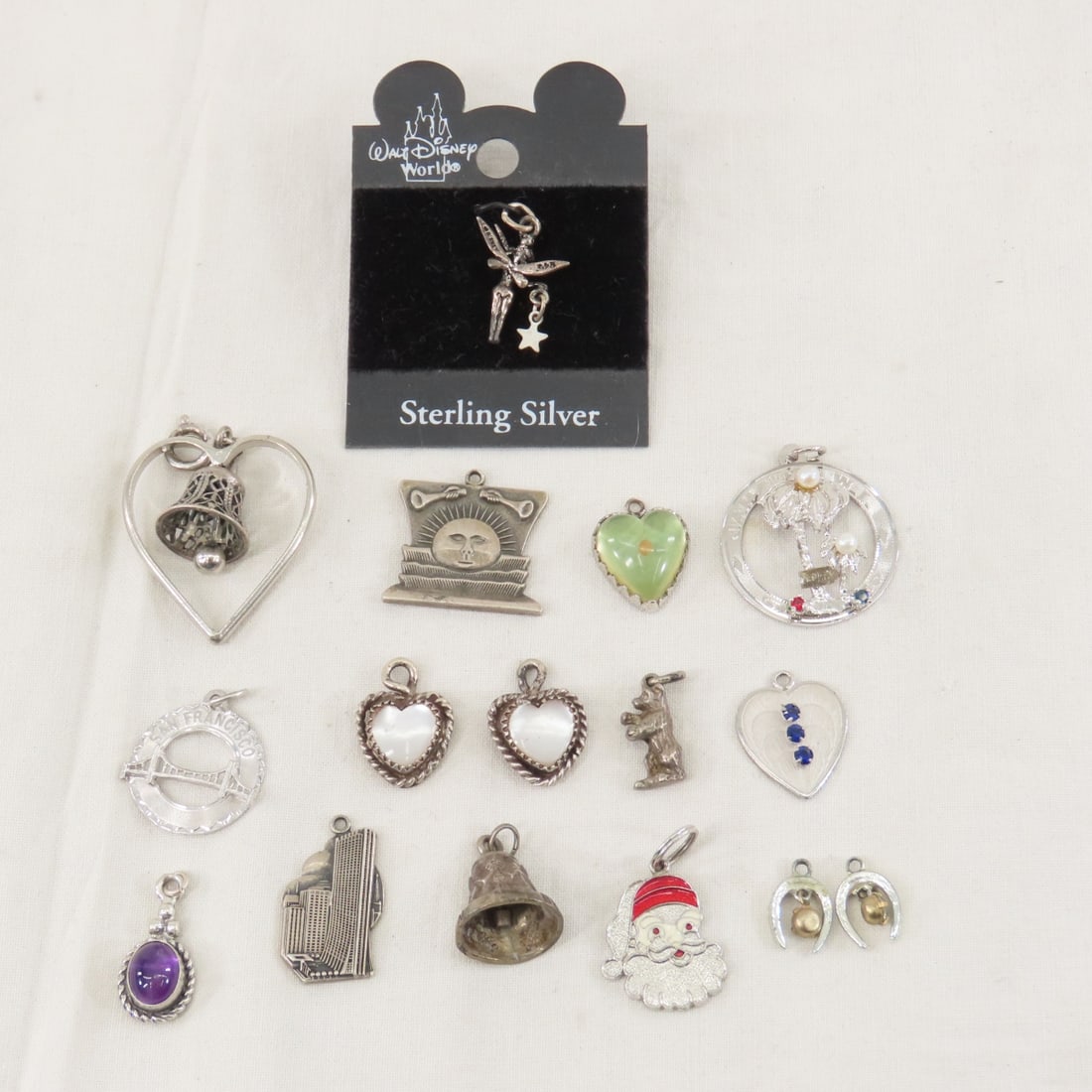 7 Charm Bracelets, 1 Xmas Charm Necklace & Charms - 16