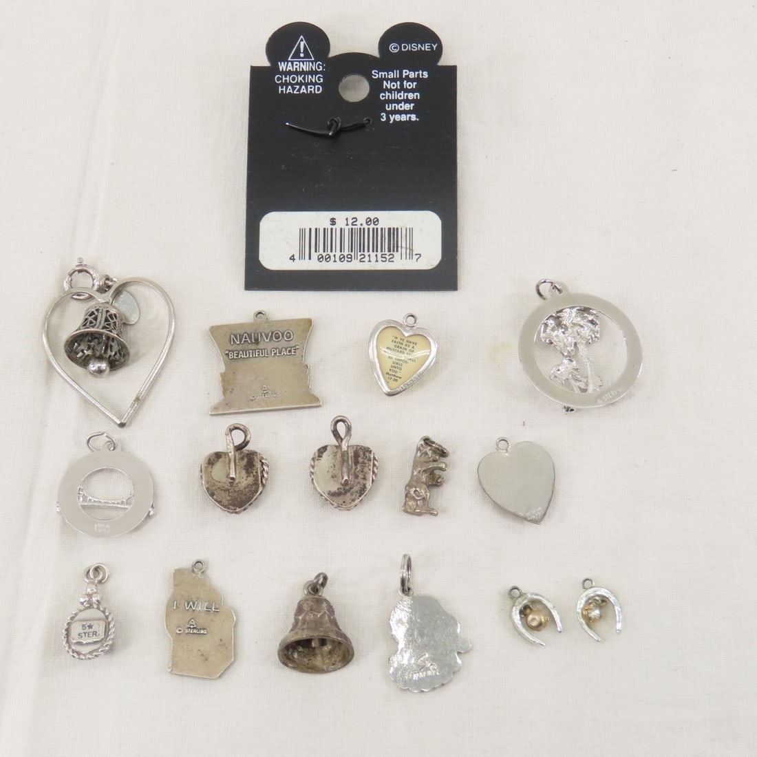 7 Charm Bracelets, 1 Xmas Charm Necklace & Charms - 17