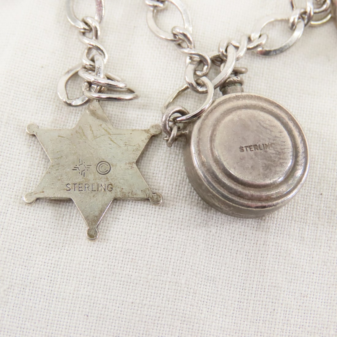 7 Charm Bracelets, 1 Xmas Charm Necklace & Charms - 4