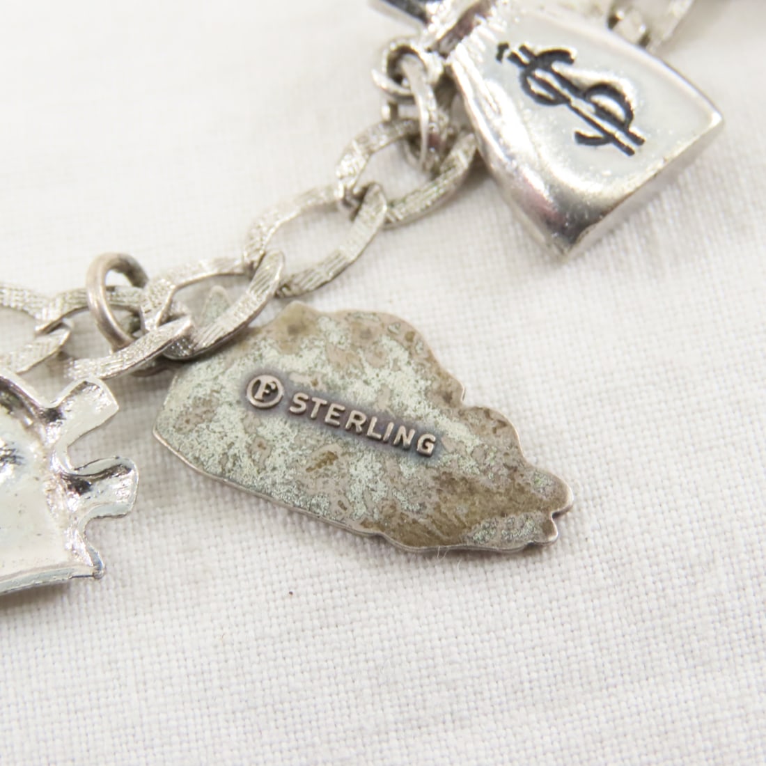 7 Charm Bracelets, 1 Xmas Charm Necklace & Charms - 5