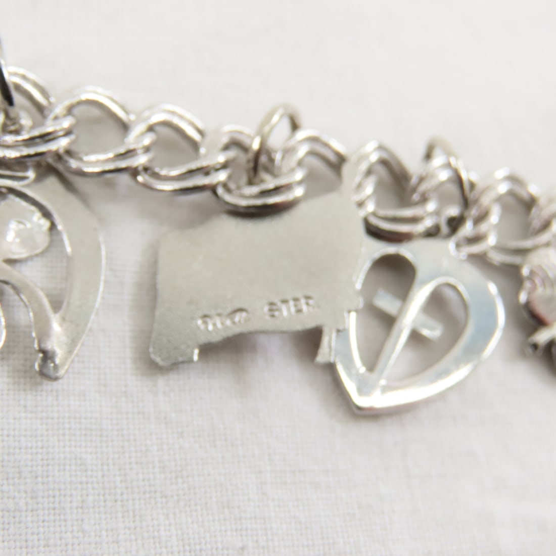 7 Charm Bracelets, 1 Xmas Charm Necklace & Charms - 8