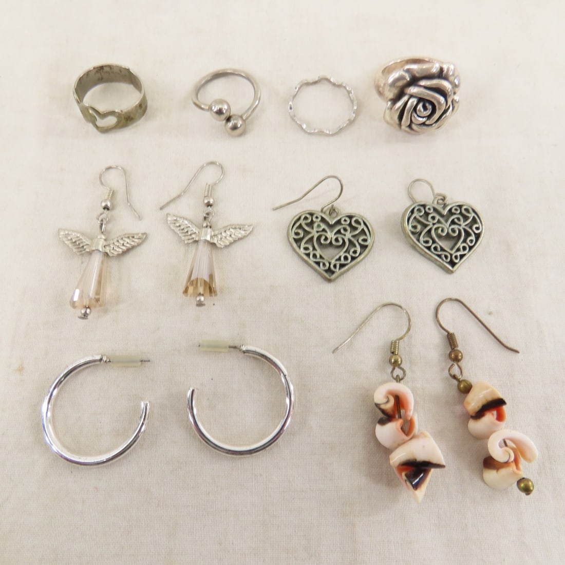 Shell & Silver Plated Jewelry, Rosaries and More - 5