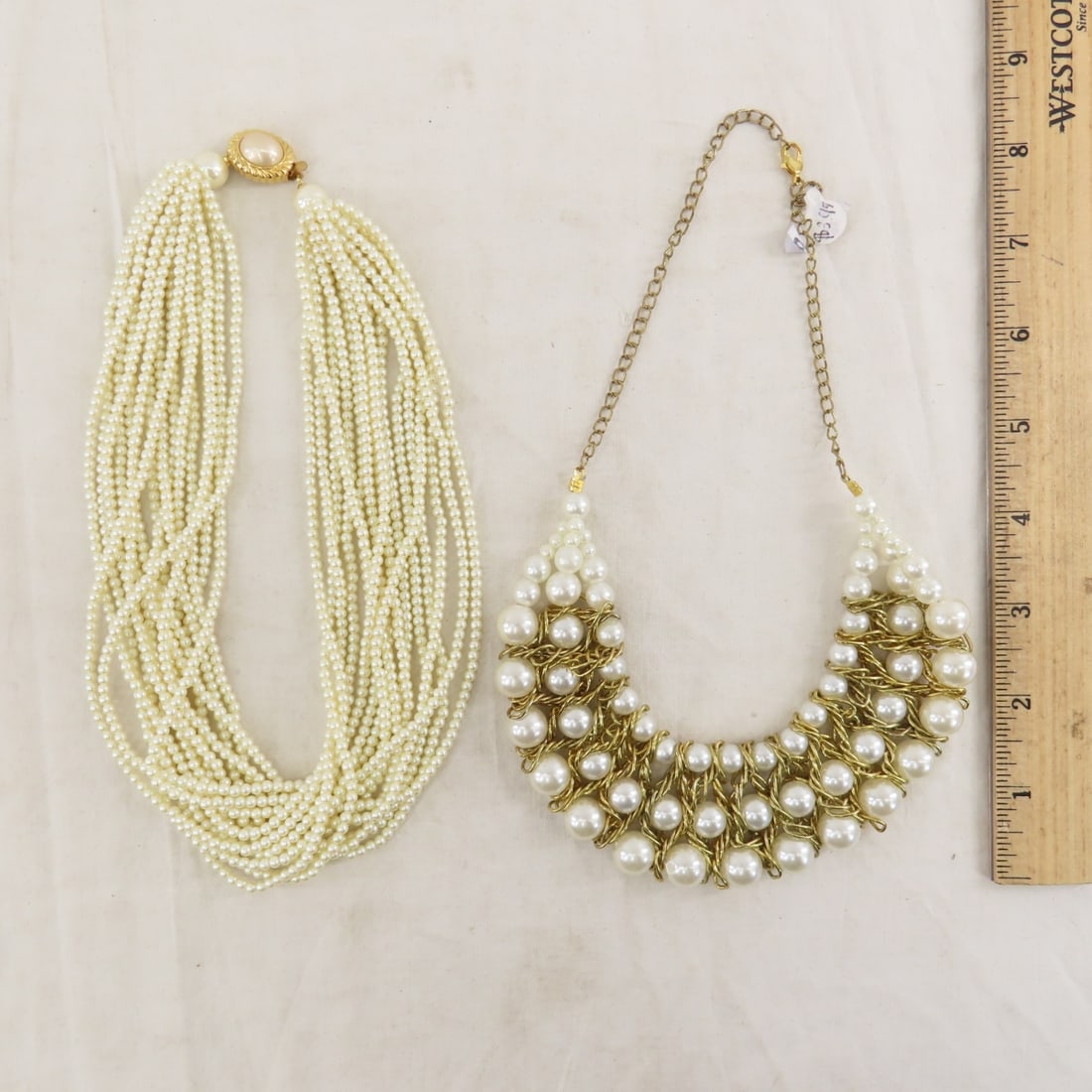 Vintage Jewelry and Box- some signed - 10