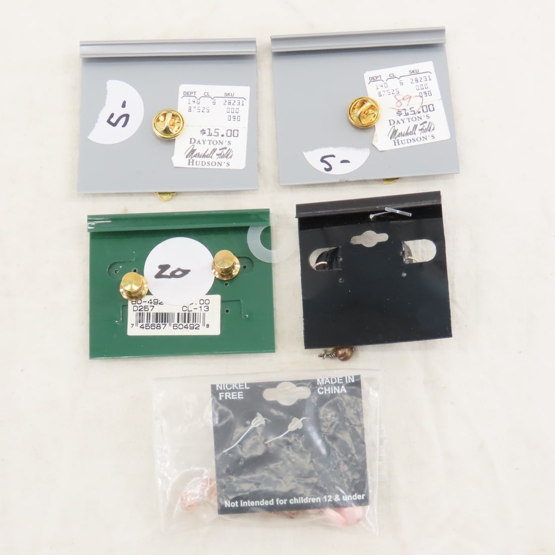 Vintage Jewelry and Box- some signed - 16