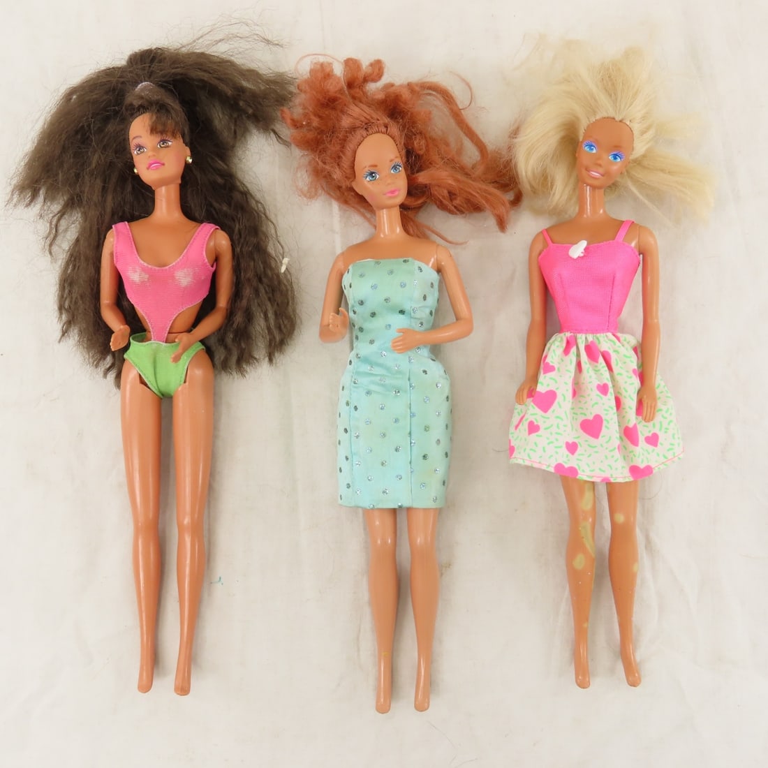 20+ 1980-2000's Barbie Dolls-Blonde, Red, Brunette - 5
