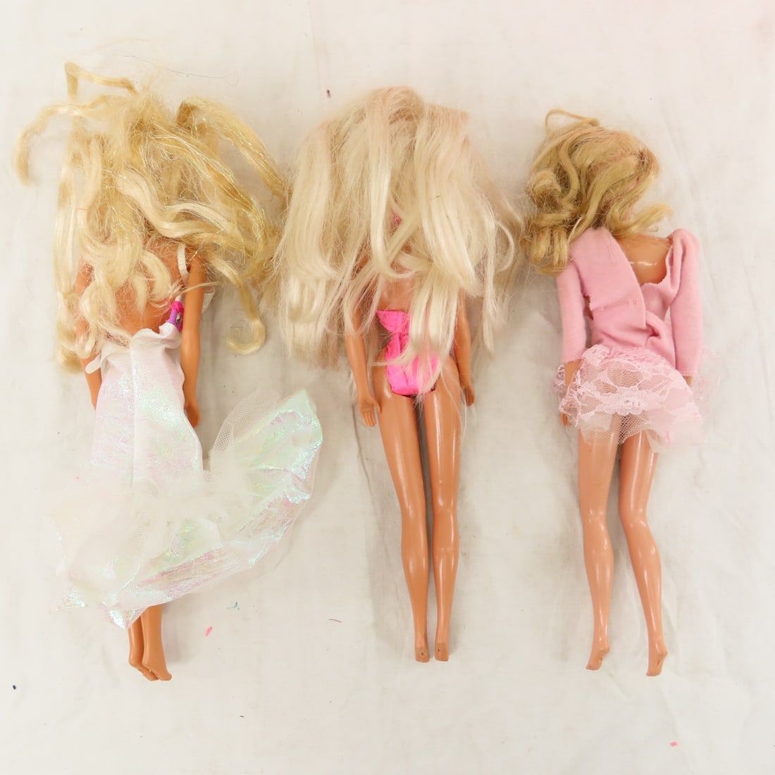 20+ 1980-2000's Barbie Dolls-Blonde - some stands - 6