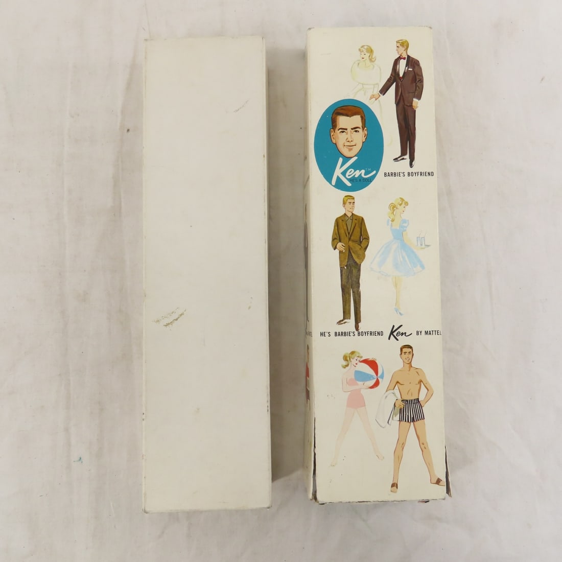 1961 Blonde Flocked Hair Ken 750 Doll in Box - 10