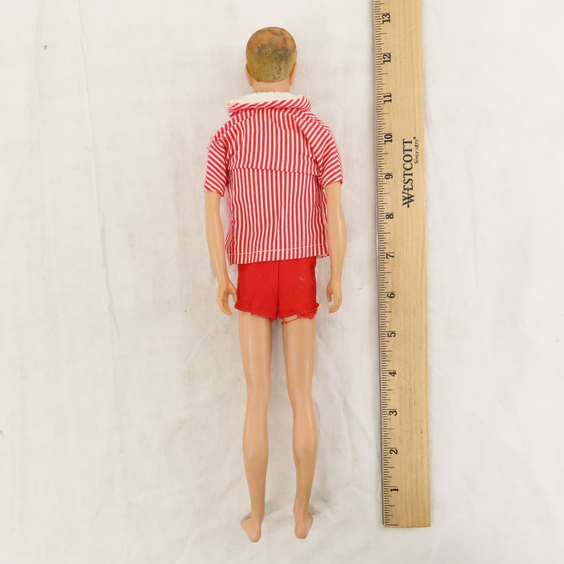 1961 Blonde Flocked Hair Ken 750 Doll in Box - 5