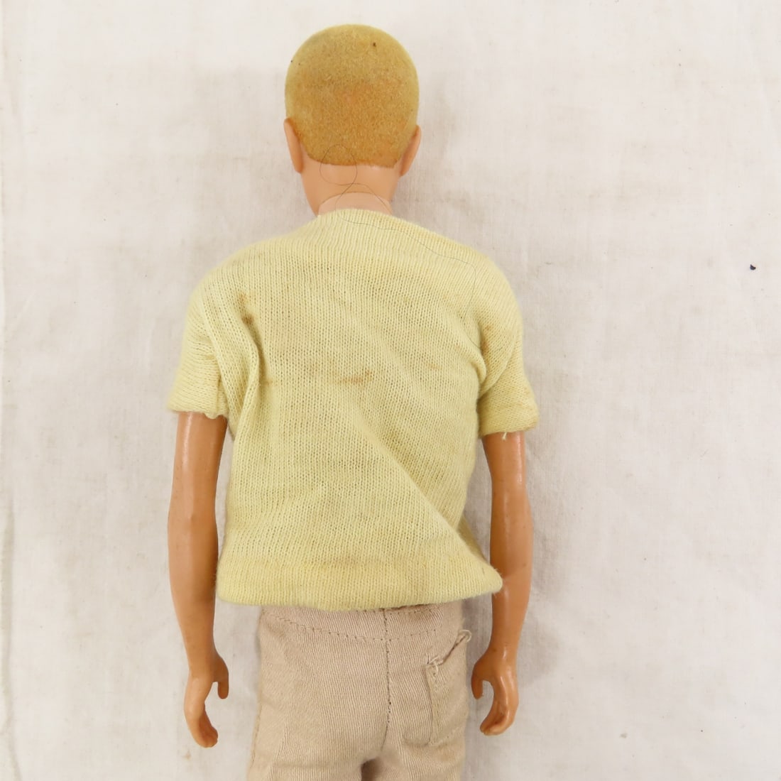 1961 Blonde Flocked Hair Ken 750 Doll - 6