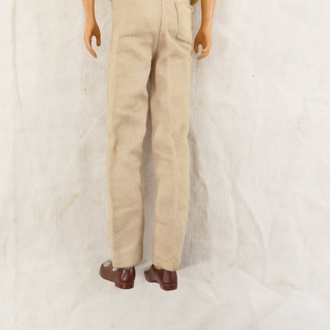 1961 Blonde Flocked Hair Ken 750 Doll - 7