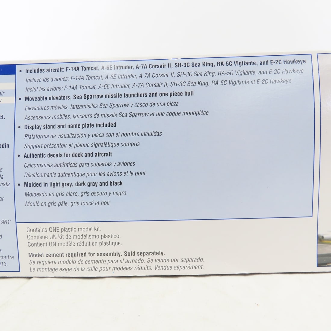 USS Ent Nuclear Power Aircraft Carrier Model - 12