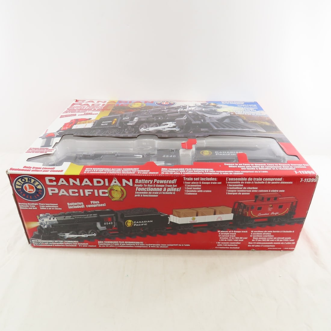 Lionel G Scale Canadian Pacific Train Set In Box - 10