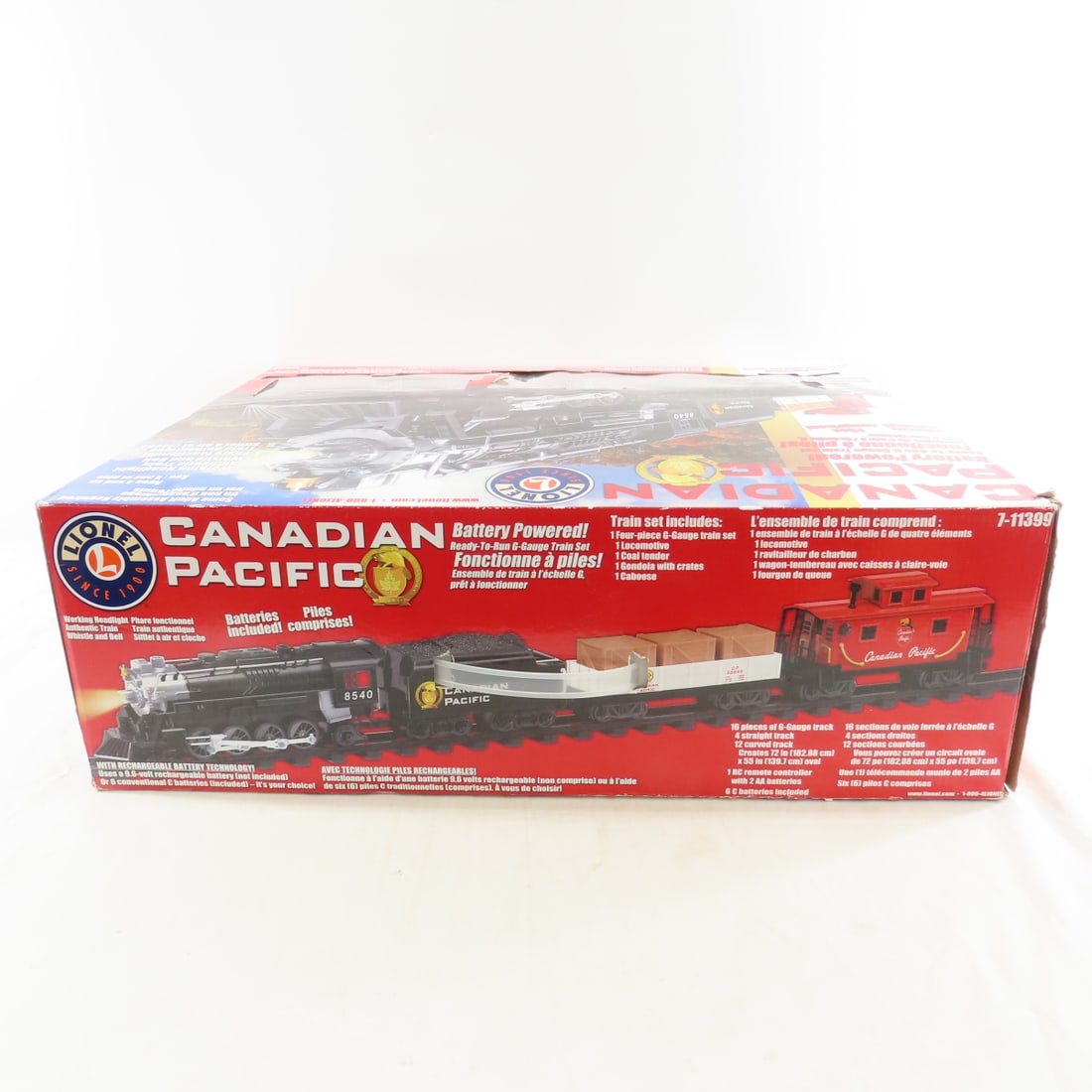 Lionel G Scale Canadian Pacific Train Set In Box - 12
