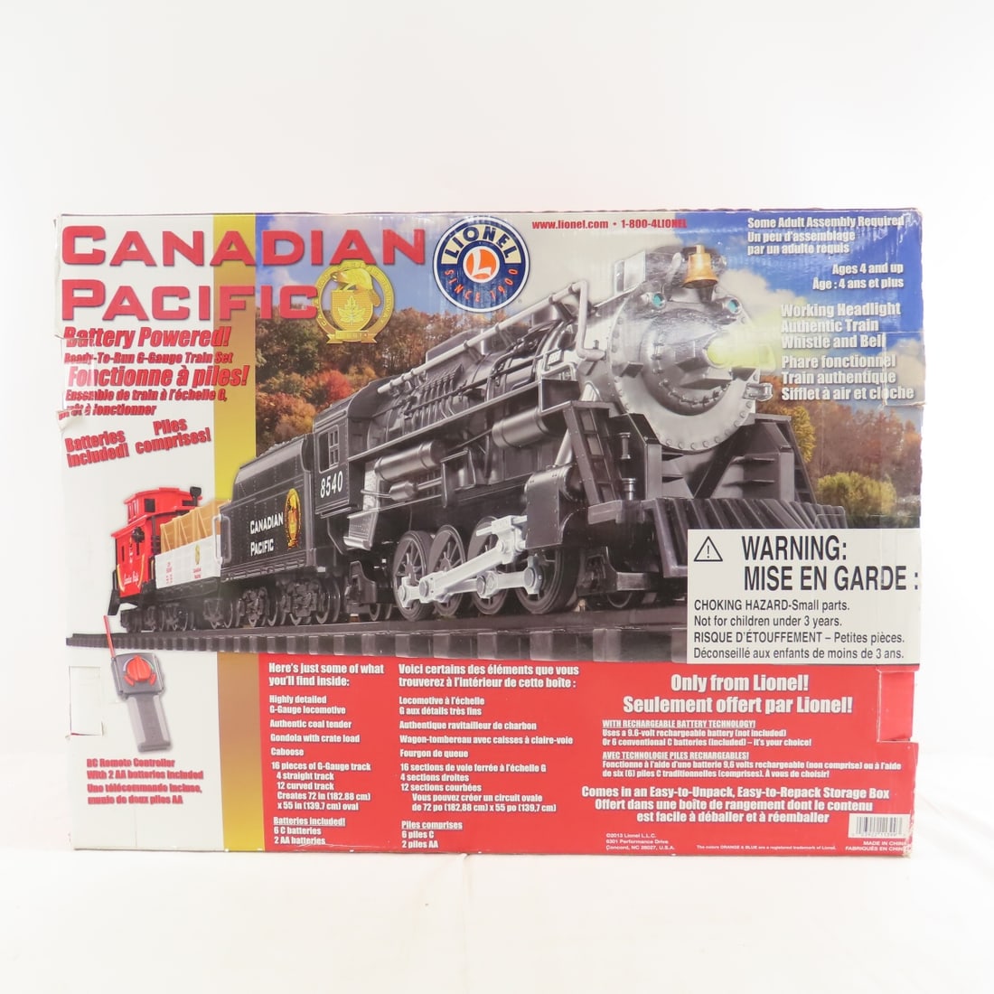 Lionel G Scale Canadian Pacific Train Set In Box - 14