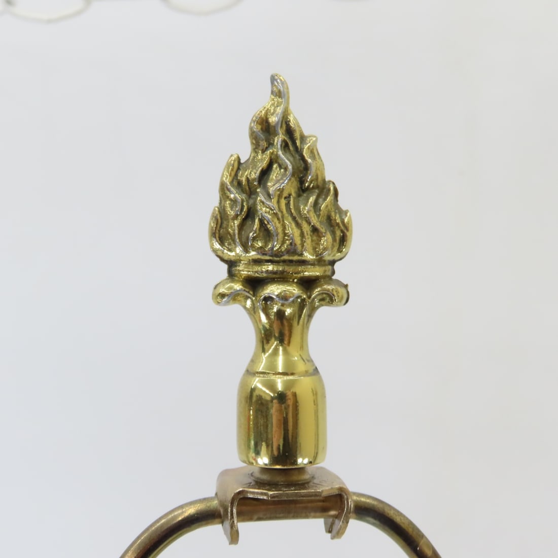 2 Vintage Stiffel 34" 'Sheaf of Wheat' Brass Lamps - 8