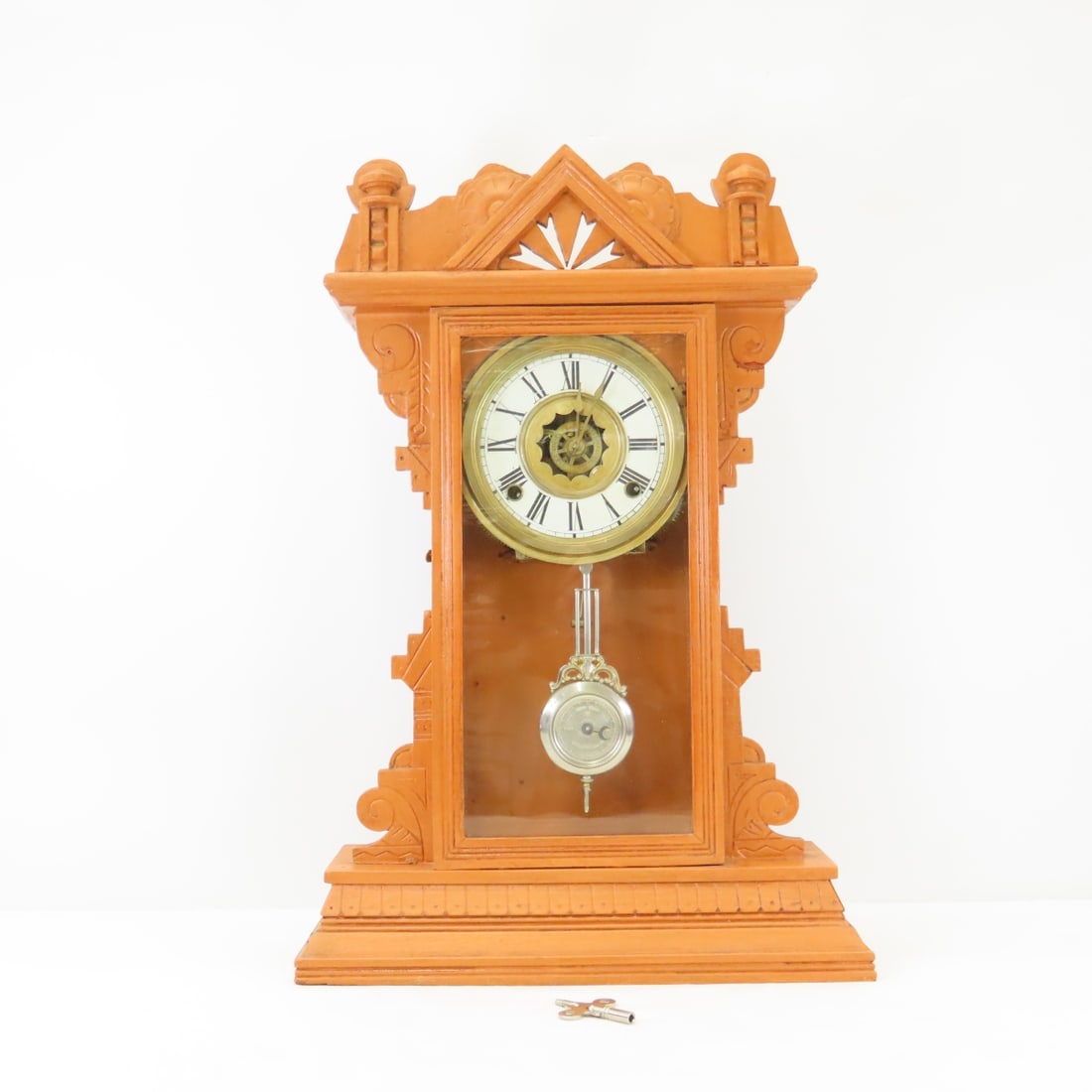 Vintage Waterbury & Other Gingerbread Clock - 2