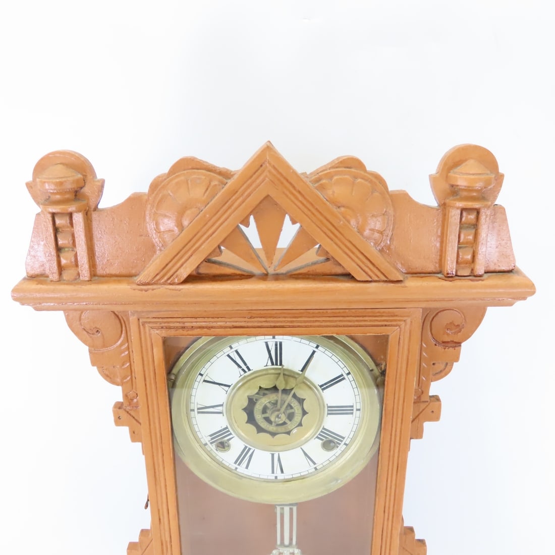 Vintage Waterbury & Other Gingerbread Clock - 6