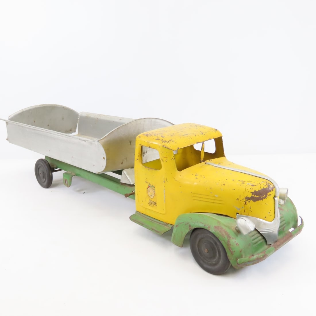 Vintage Turner Pressed Steel Dump Truck - 4