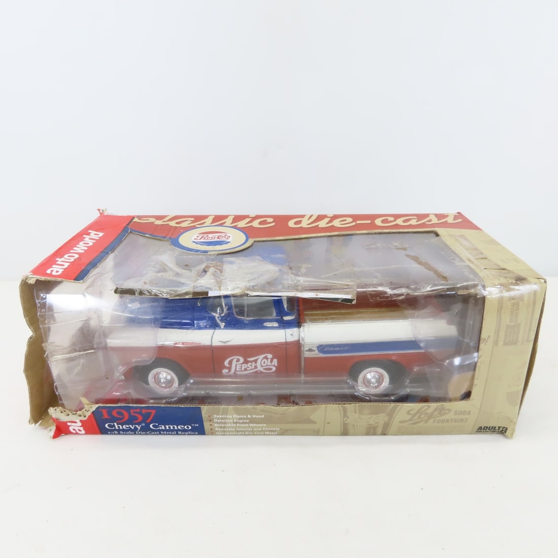 6 Diecast 1:18 Scale Cars, Dukes, Superbird, Other - 12