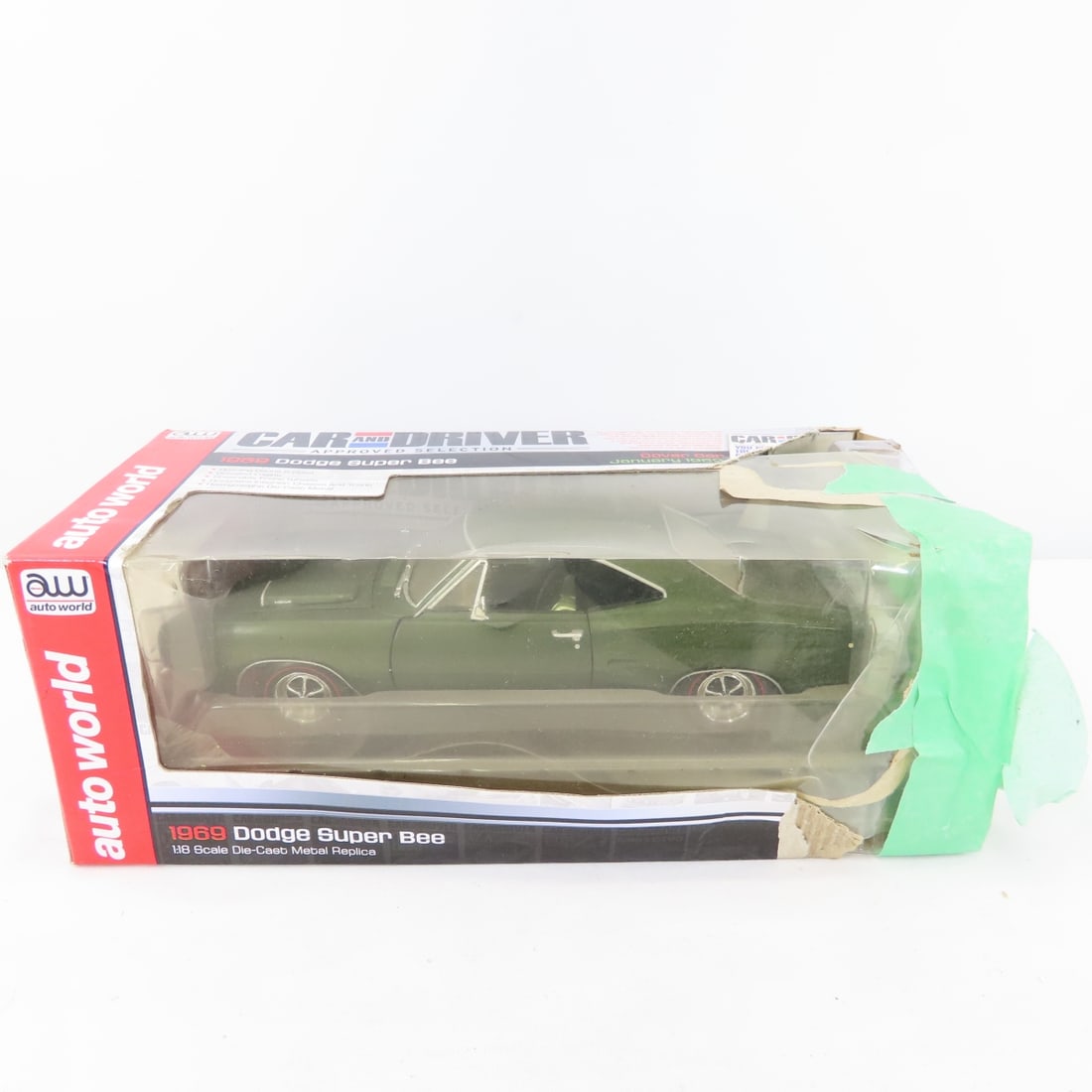 6 Diecast 1:18 Scale Cars, Dukes, Superbird, Other - 18