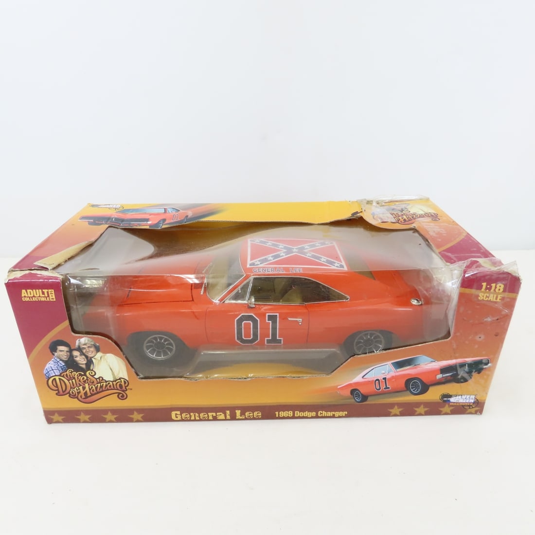 6 Diecast 1:18 Scale Cars, Dukes, Superbird, Other - 2