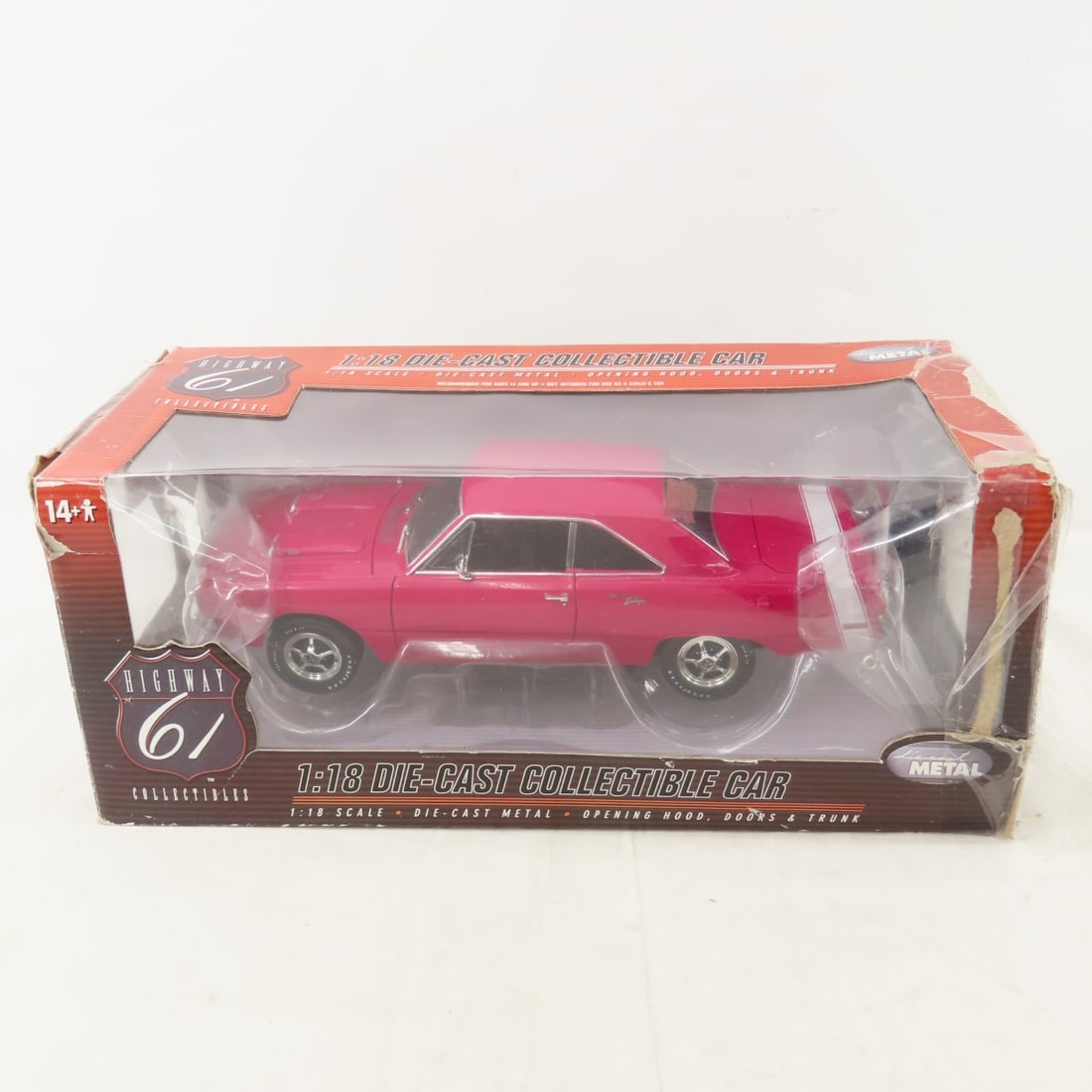 6 Diecast 1:18 Scale Cars, Hwy 61, Ertl & Other - 4