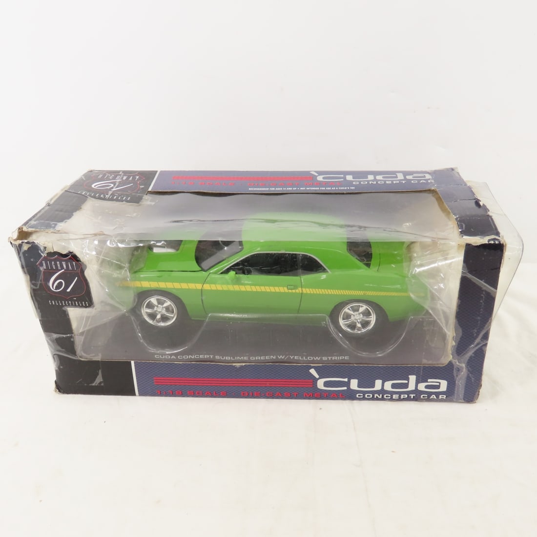 6 Diecast 1:18 Scale Cars, Hwy 61, Ertl & Other - 8