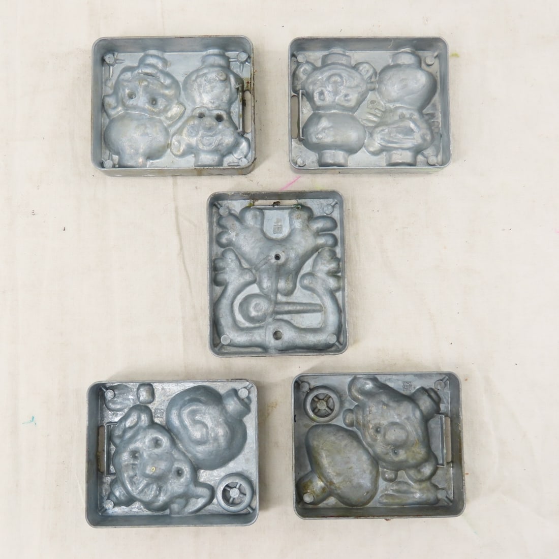 Vintage Mattel Creeple Peeple & Flowers Mold Kits - 7