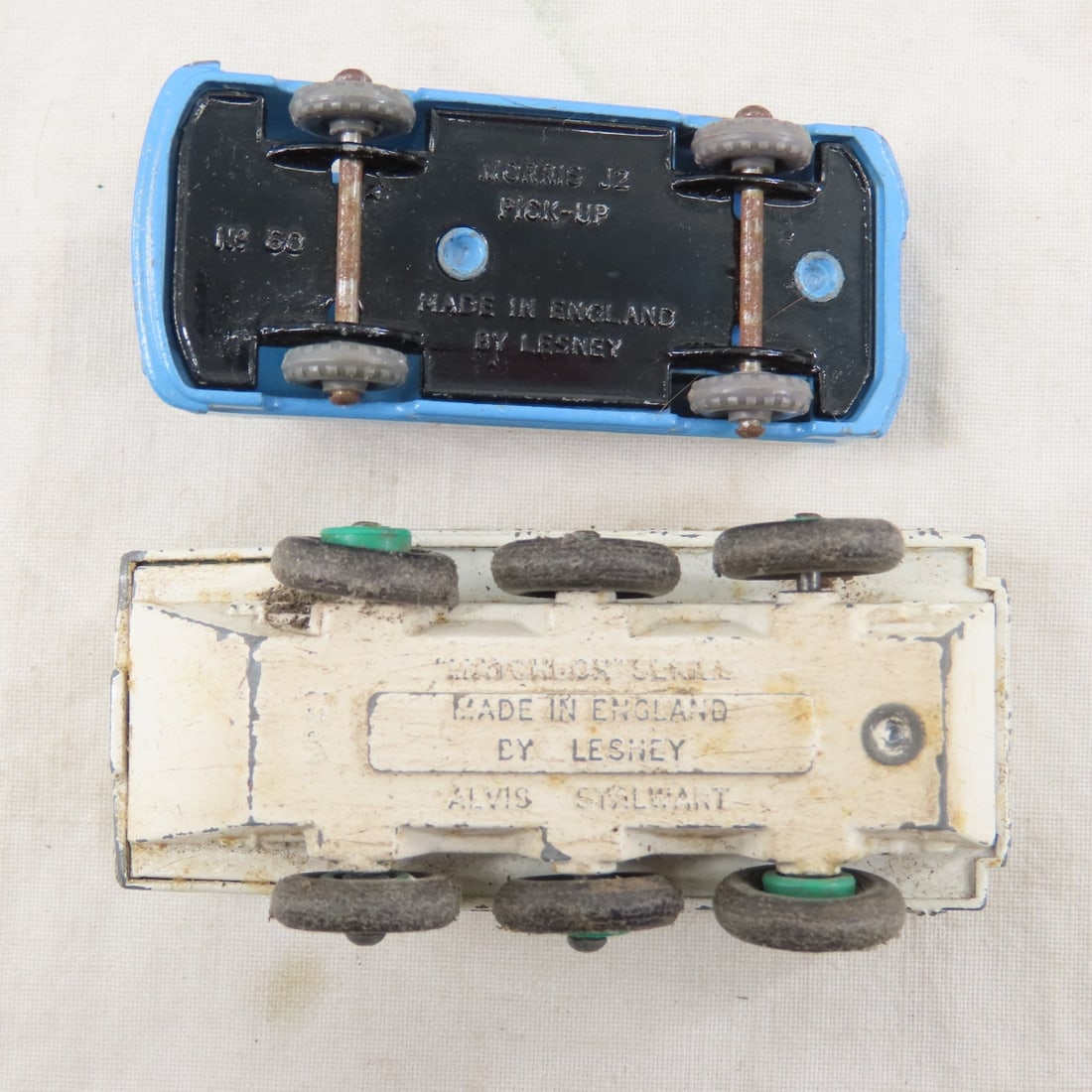 2 Vintage Matchbox Cases Full w/ Service Vehicles - 17