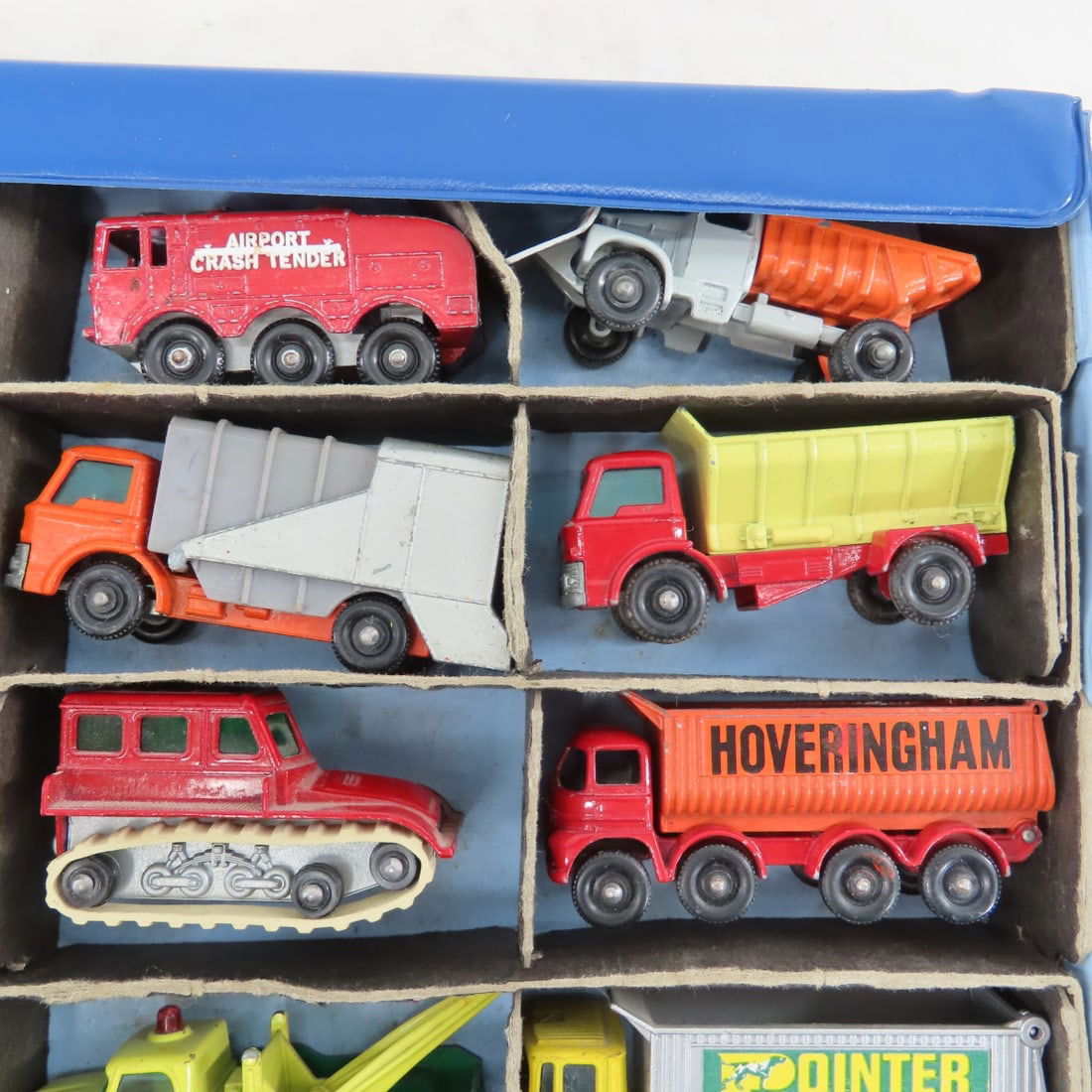 2 Vintage Matchbox Cases Full w/ Service Vehicles - 5