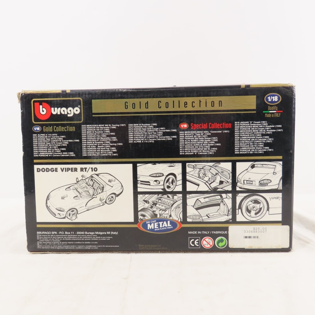 6 Diecast 1:18 Scale Cars, Maisto, Burago & Other - 20