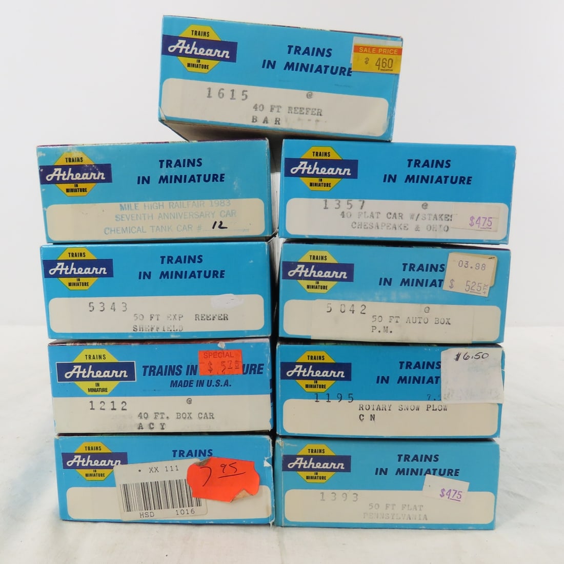 HO Scale Engines & Boxcars, AHM, Tyco & Others - 6