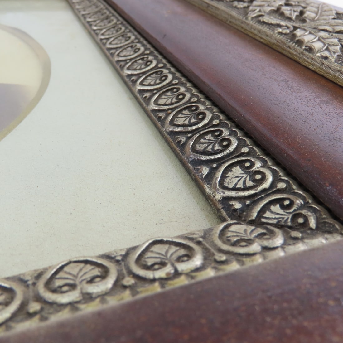 2 Antique Framed Photographs, Man & Woman - 5