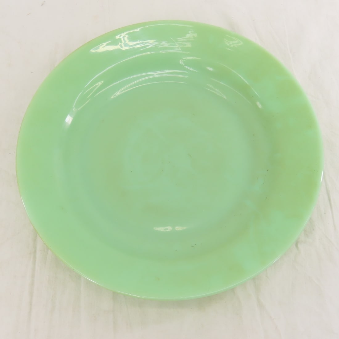 Jadeite Plate, Brass Trivet, Mirror & More - 2