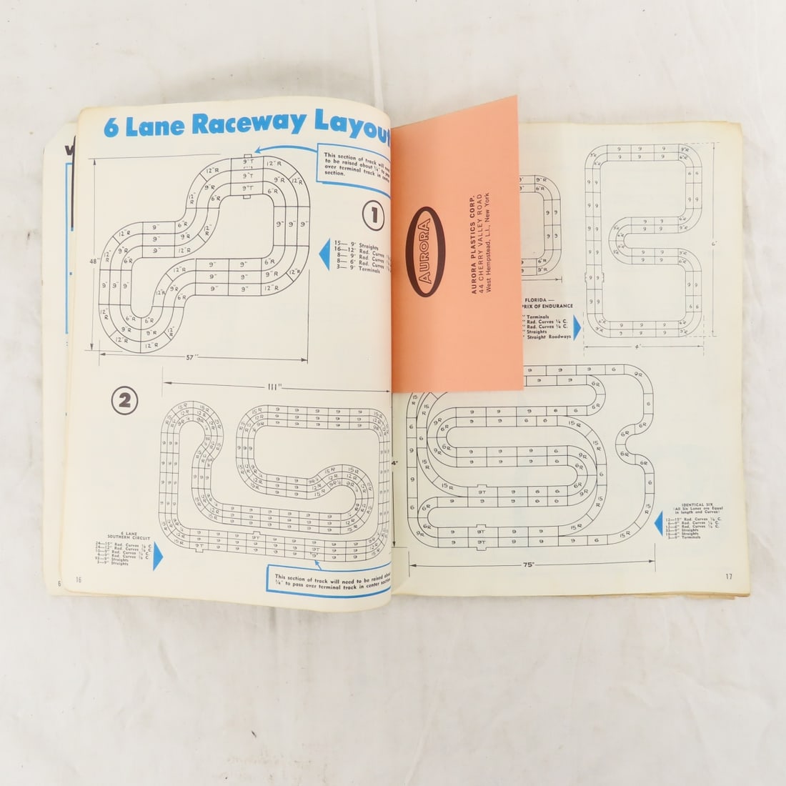 Aurora Slot Car Track, Controllers & Manual - 6