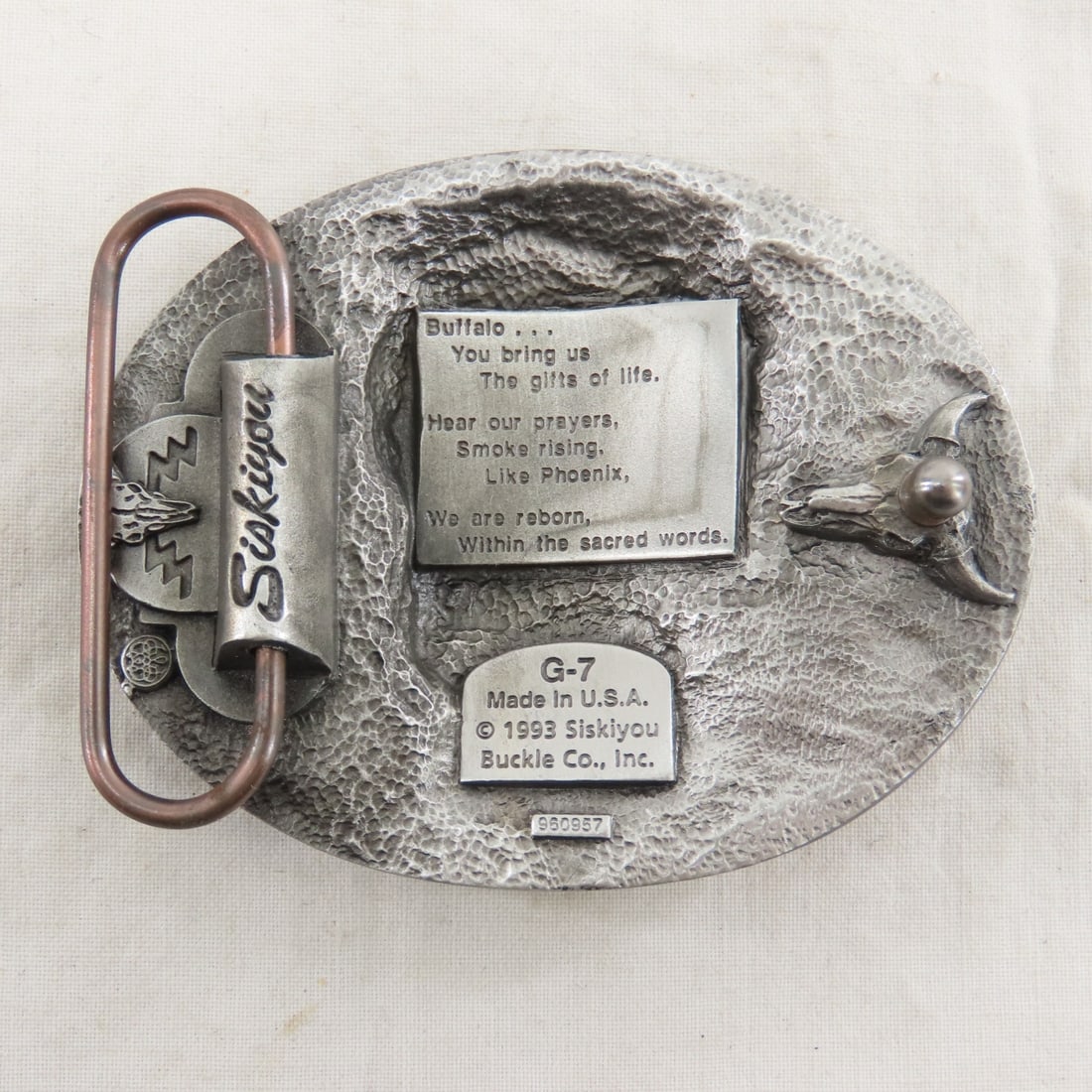 Collection of 8 Belt Buckles, Bergamot & Others - 3