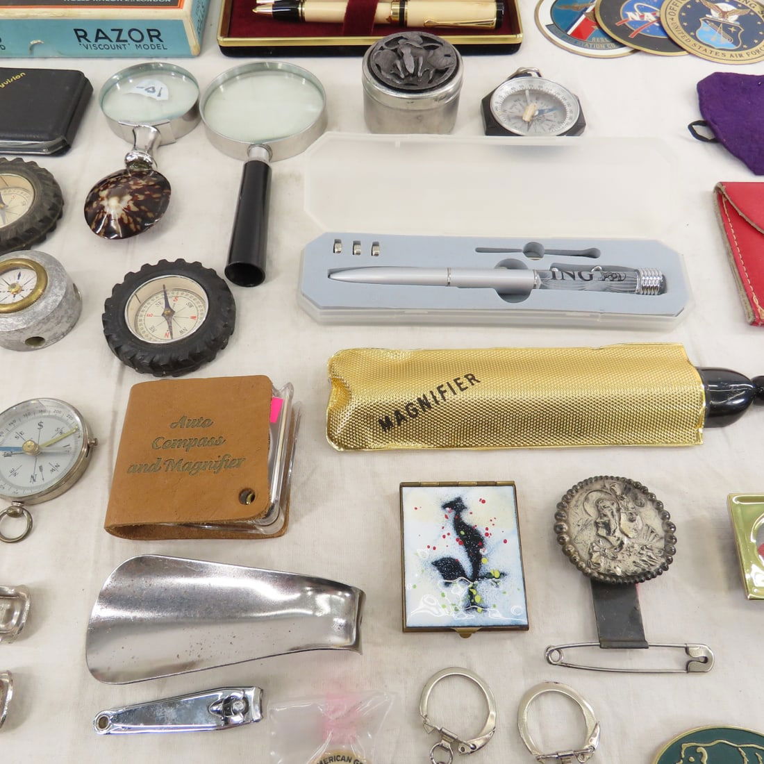 Compasses, Magnifiers, Wooden Nickels & More - 7