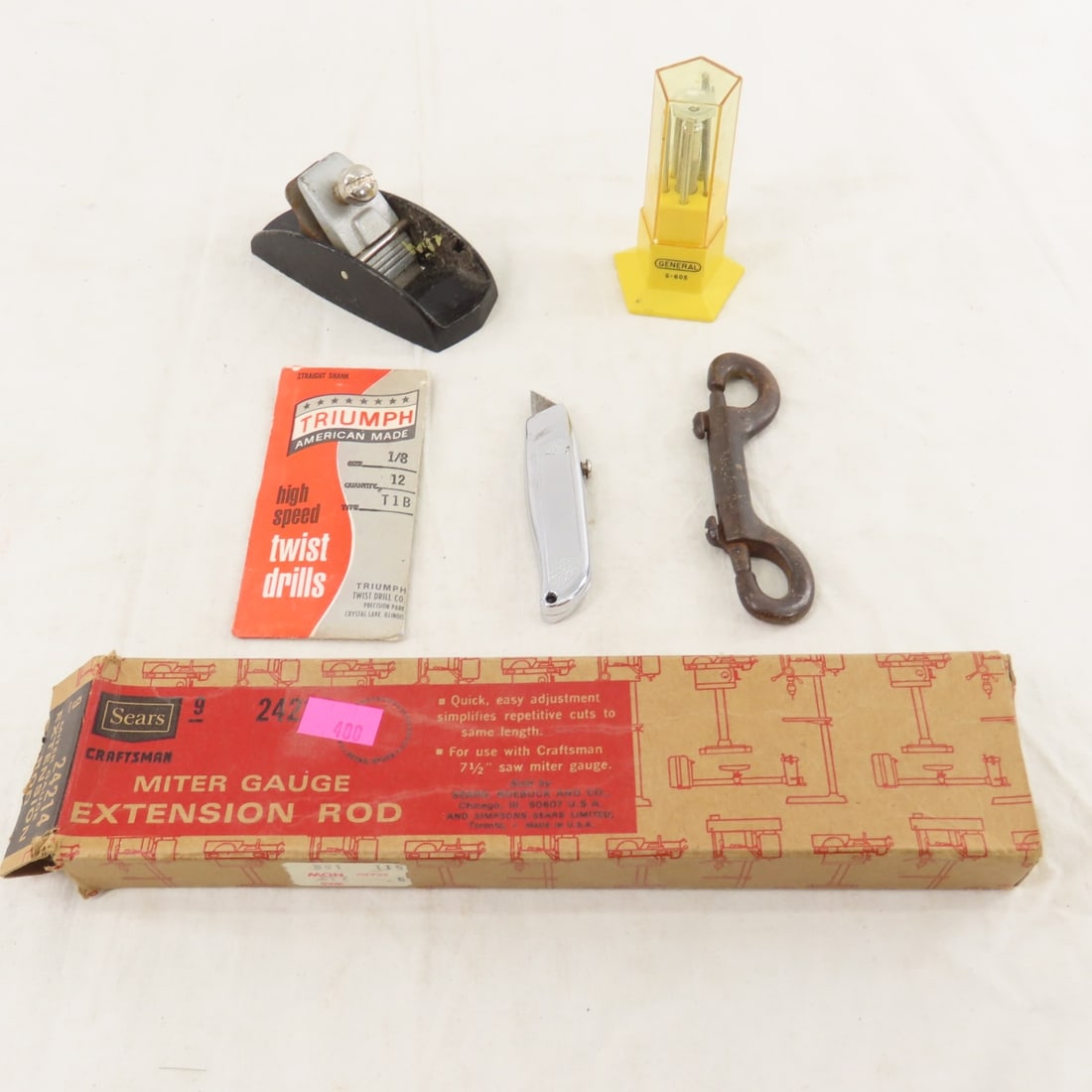 Toolbox, Plumb Bobs, Drafting Tools & More - 16