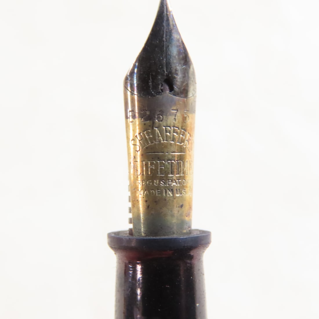 4 Vintage Sheaffer White Dot Fountain Pens - 5