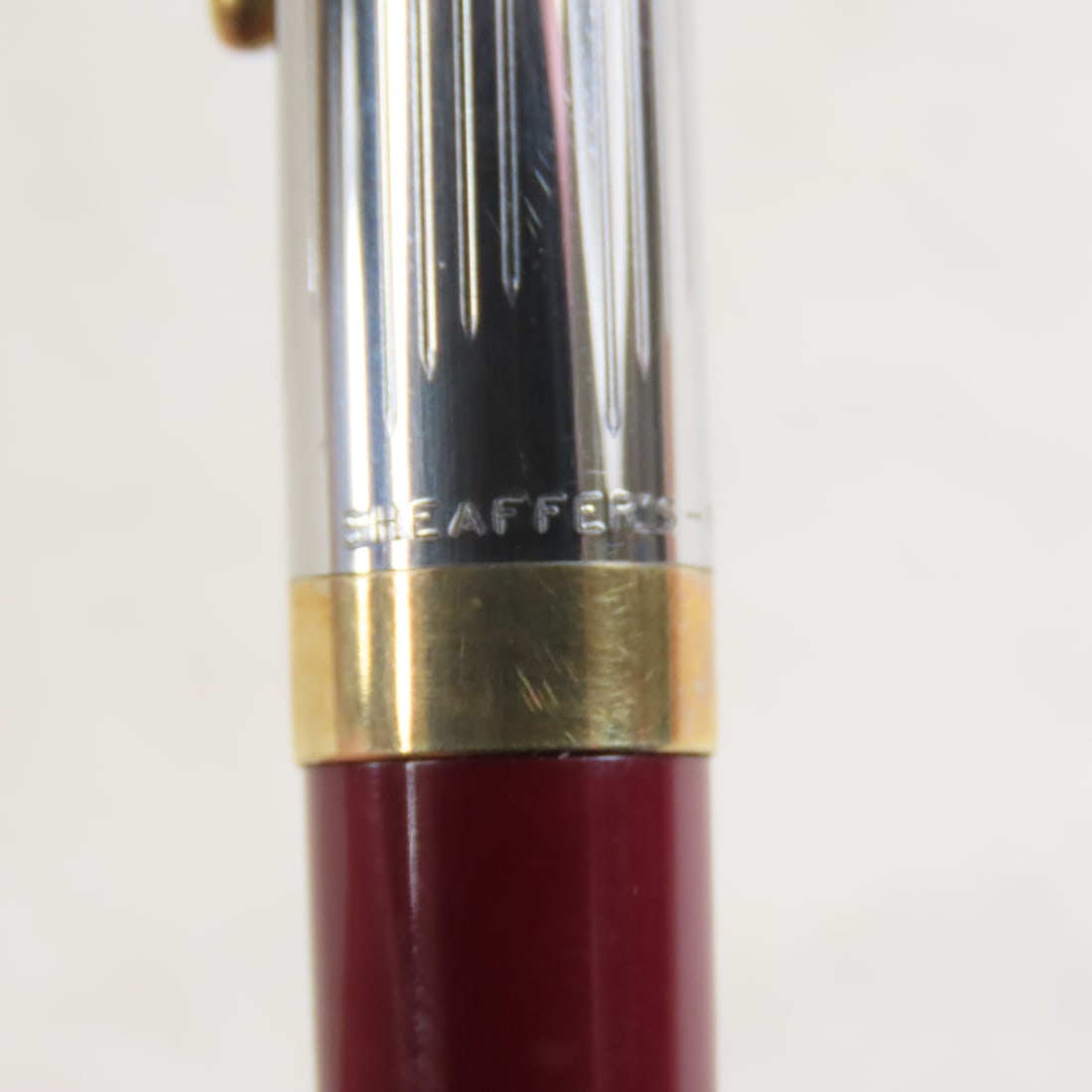 Sheaffer's New Snorkel Pen & Pencil Set- White Dot - 6