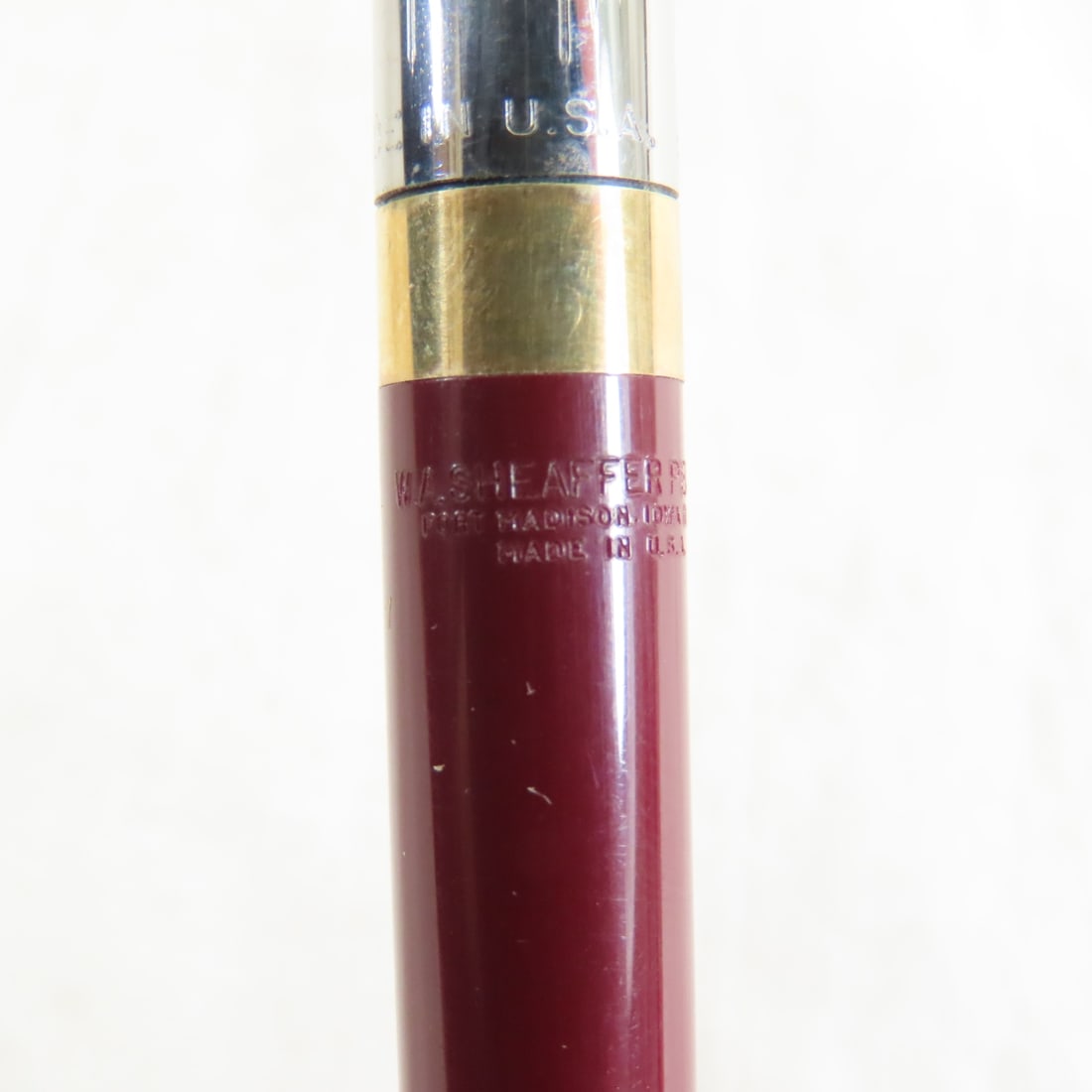 Sheaffer's New Snorkel Pen & Pencil Set- White Dot - 8