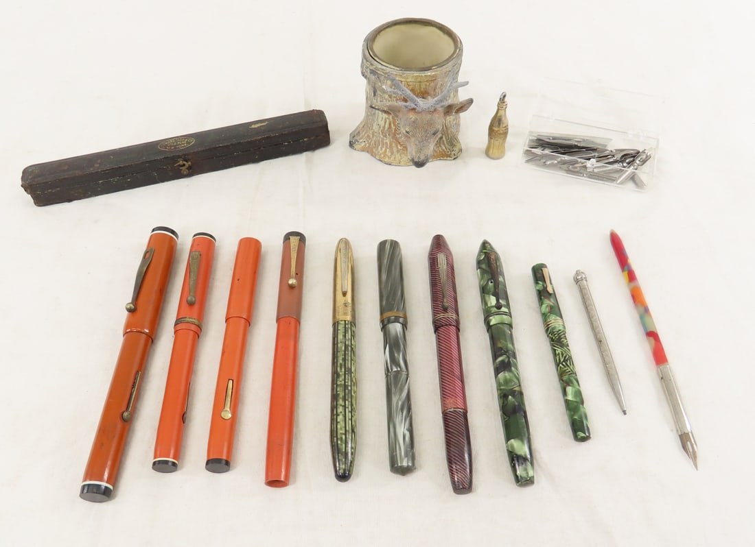 Vintage Fountain Pens, Stag Container & more (1 of 20)