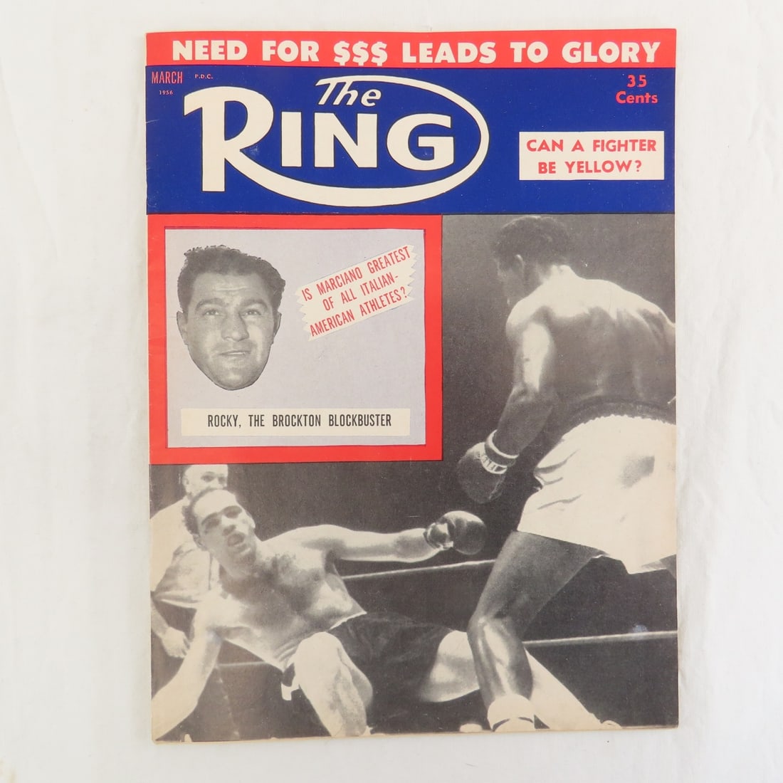 4 1950's The Ring Boxing Magazines - 11