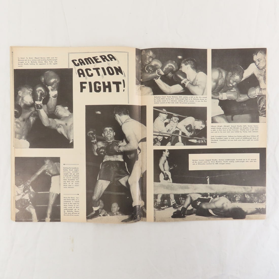 4 1950's The Ring Boxing Magazines - 12