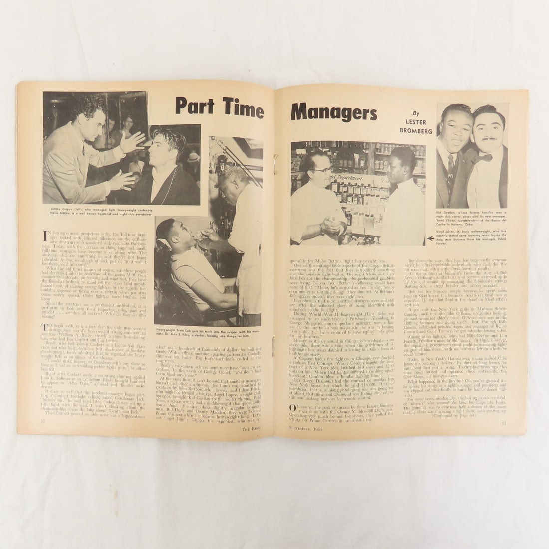 4 1950's The Ring Boxing Magazines - 3