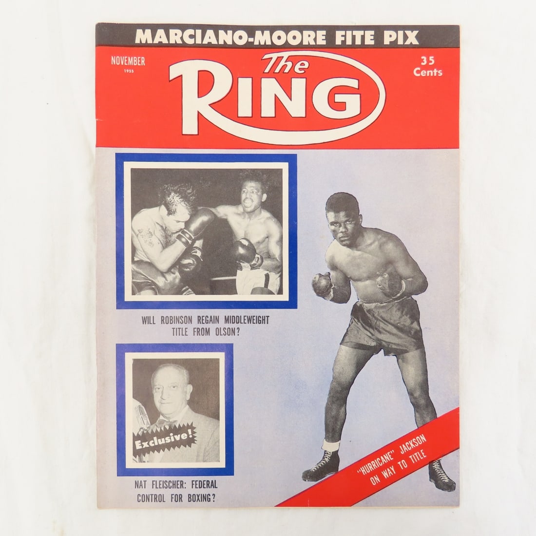 4 1950's The Ring Boxing Magazines - 5