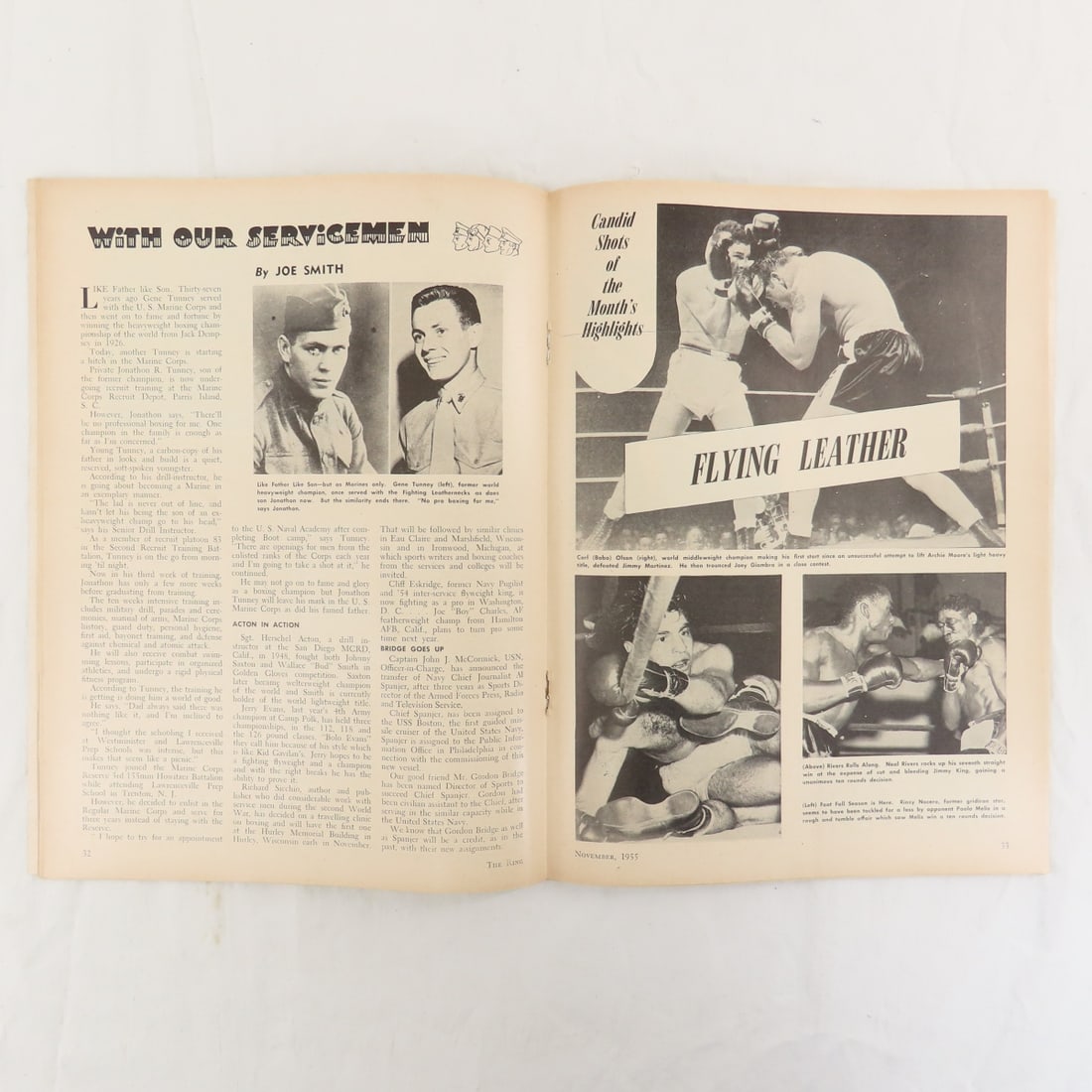 4 1950's The Ring Boxing Magazines - 6