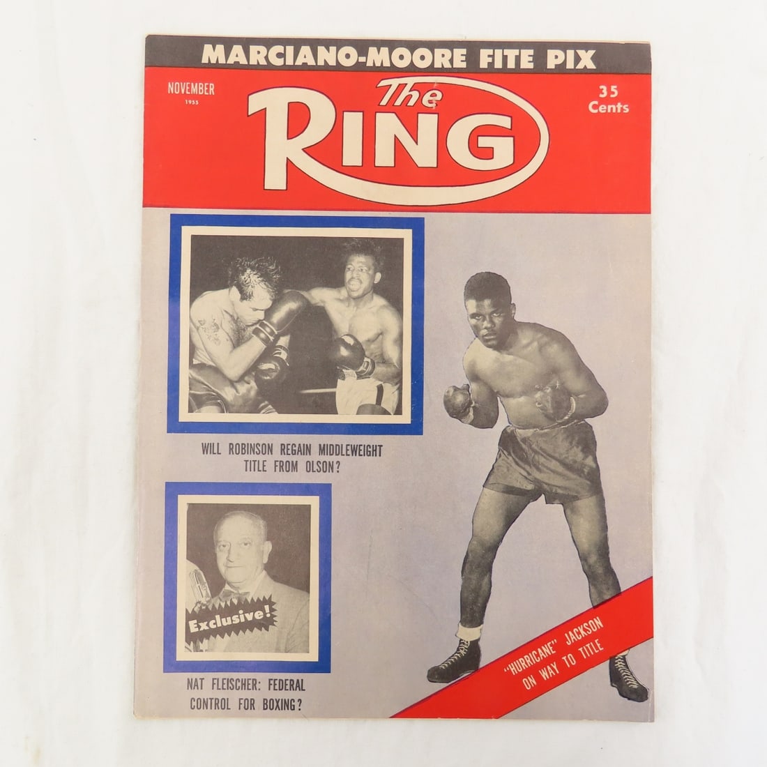 4 1950's The Ring Boxing Magazines - 8